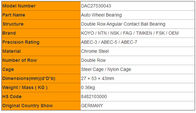 एबीएस सेंसर DAC27530043 मोटर वाहन हब असर इकाइयों Doube पंक्ति